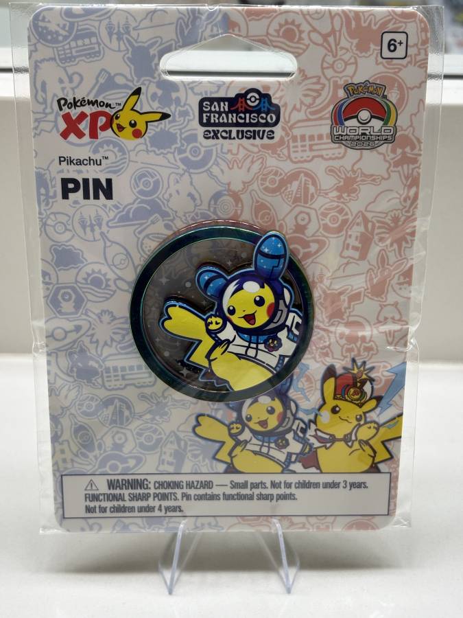 Pokemon World Championships 2026 - San Francisco Exclusive - Individual Pin: Pikachu