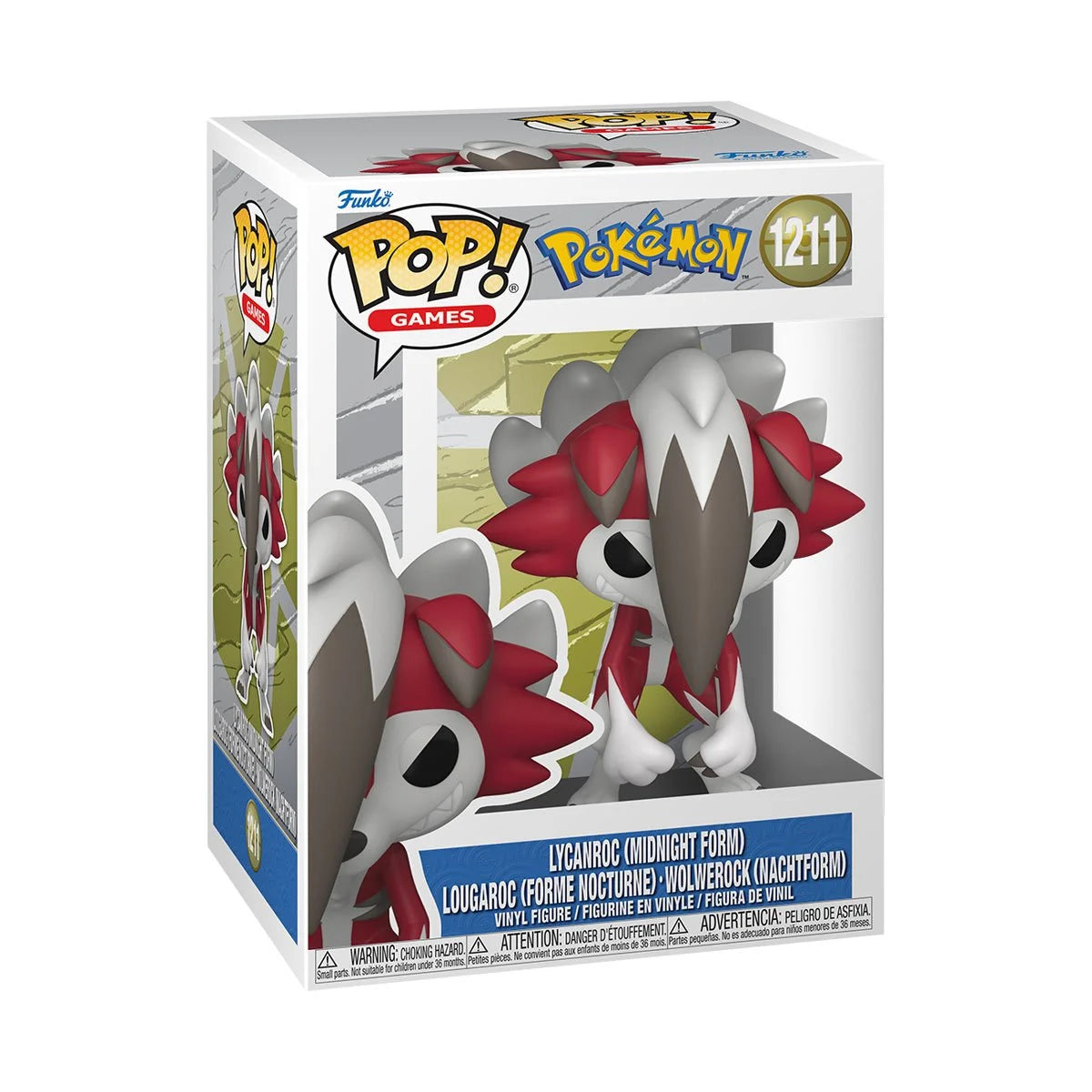 Pokemon Lycanroc (Midnight Form) Funko Pop! Vinyl Figure #1211