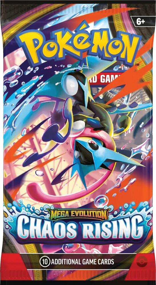 1x Pokemon - Chaos Rising Booster Pack - ME04: Chaos Rising (CRI)