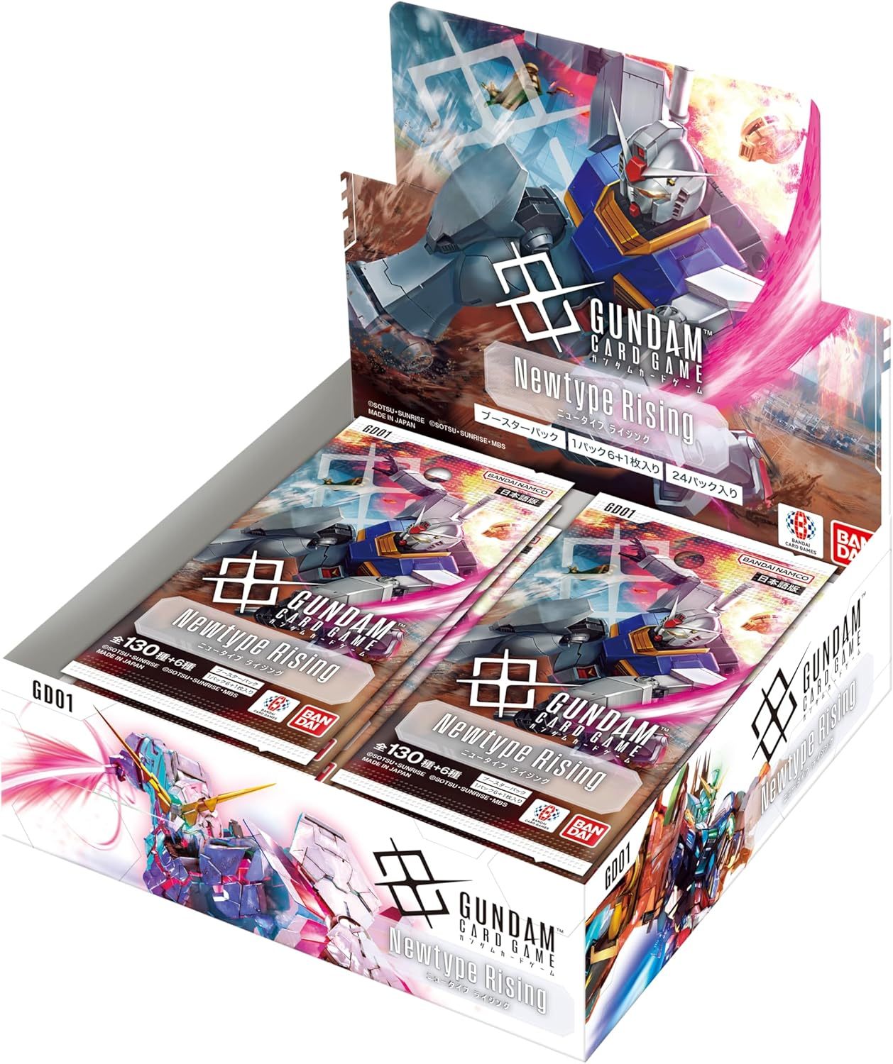 Bandai - Gundam Card Game - Newtype Rising (GD01) - Booster Box - Japanese