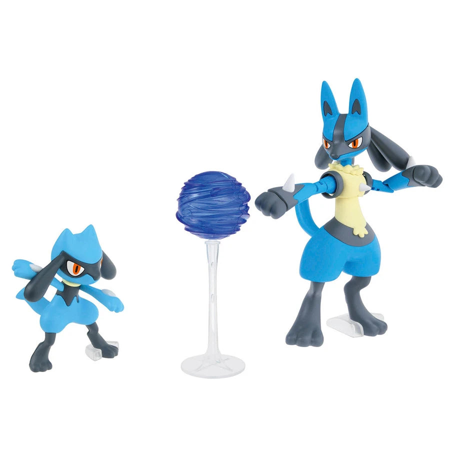 Pokémon: Model Kit: Riolu & Lucario