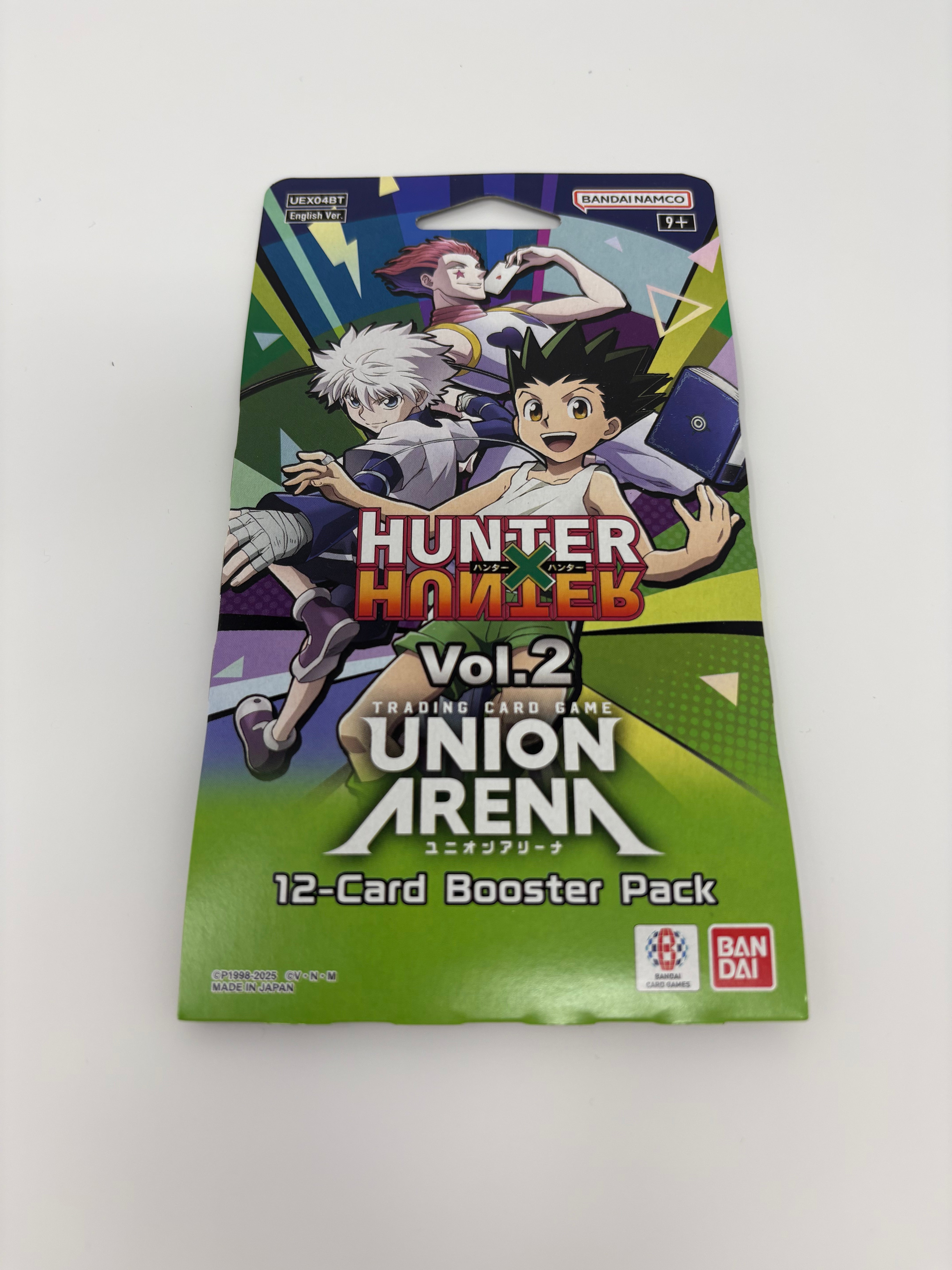 Union Arena Vol 2 - Hunter X Hunter - Booster Pack - 12 Cards - Sealed