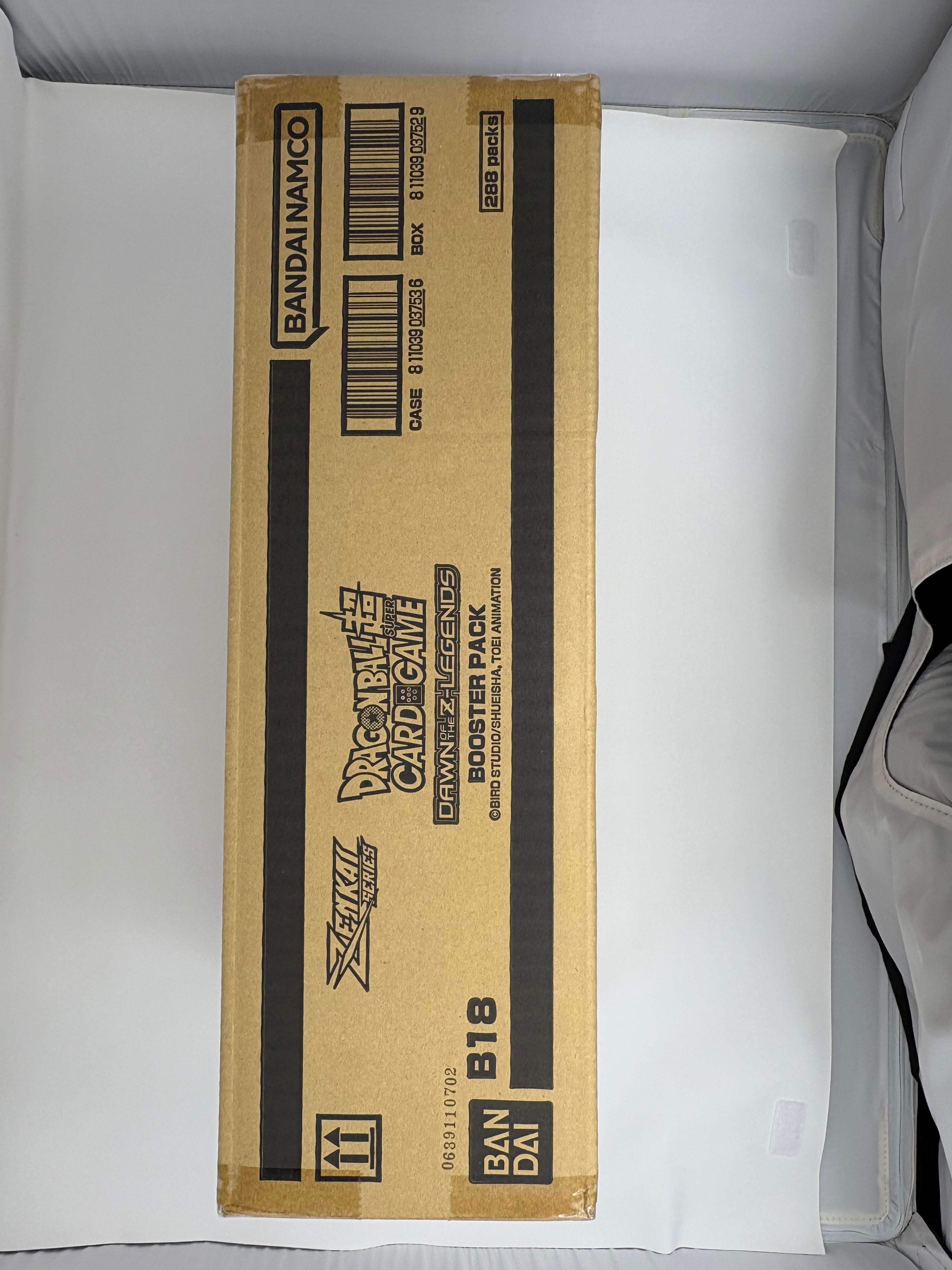 Dragon Ball Super - Dawn of the Z-Legends  (DBS-B18) - Booster Box Case - Sealed - English
