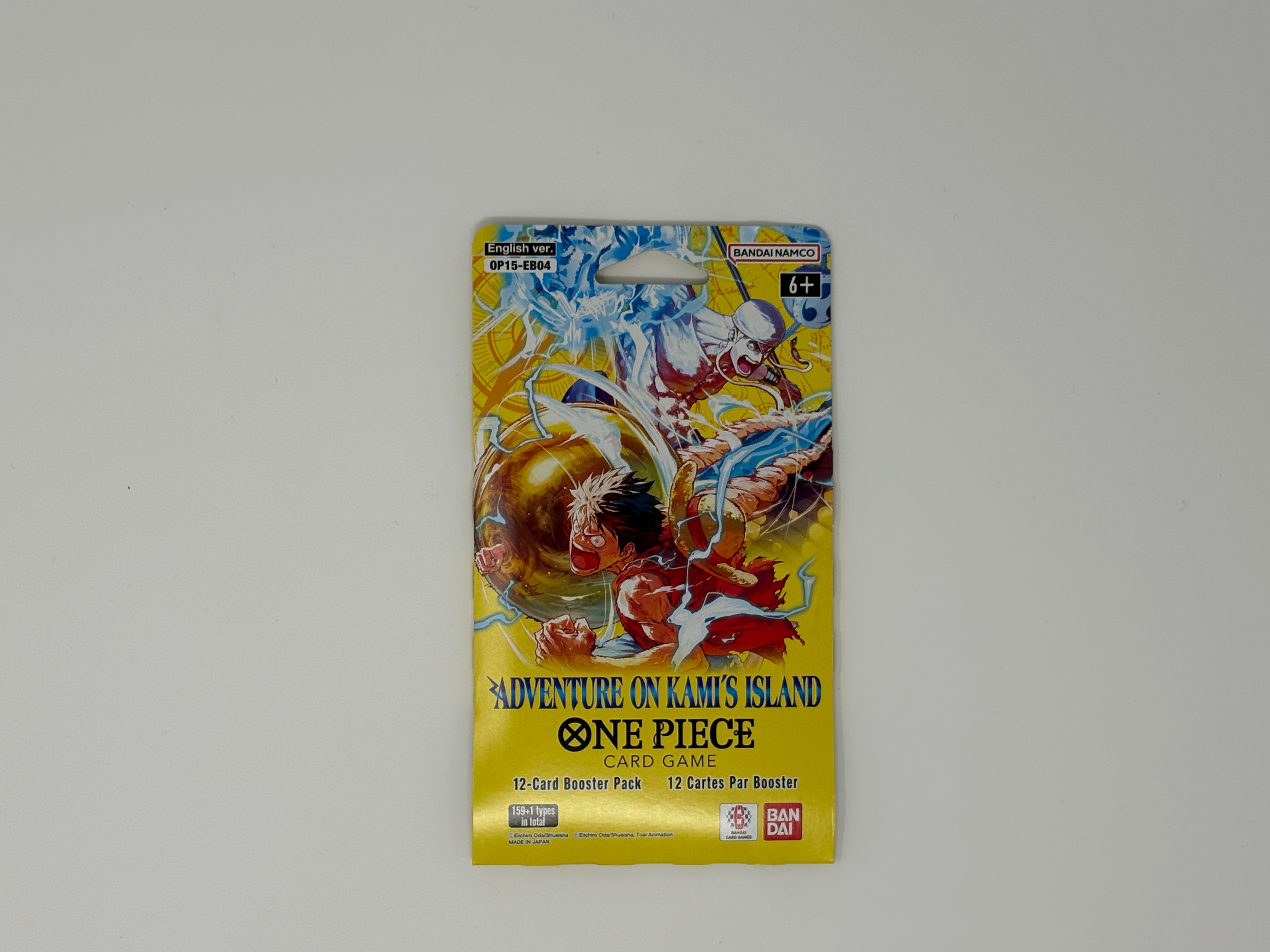 One Piece - Card Game - Adventure on Kami's Island - Sleeved Booster Pack - (OP15-EB04) - Sleeved Sealed