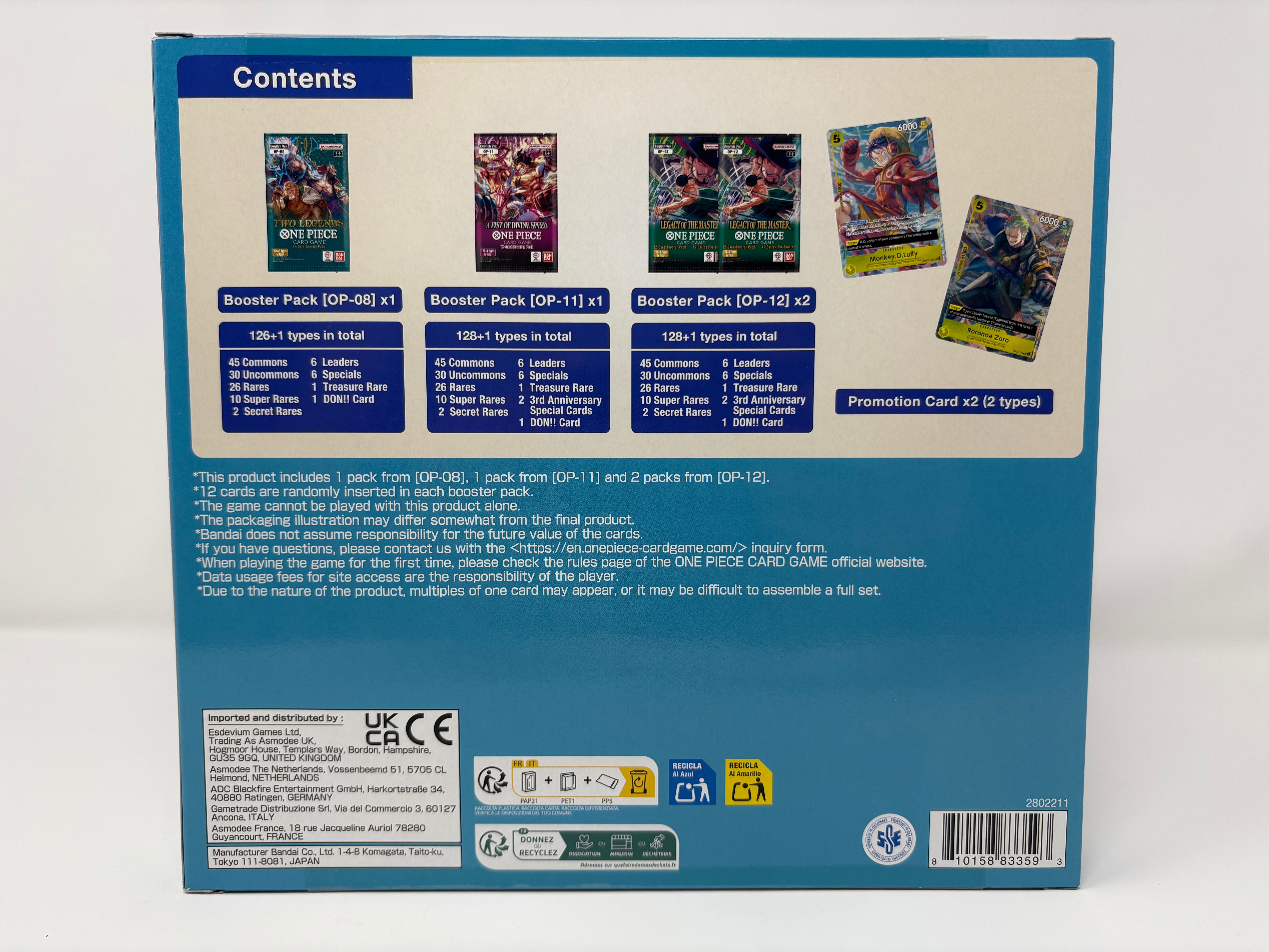 One Piece - Card Game Illustration Box Vol. 3 - One Piece Promotion Cards (OP-PR)
