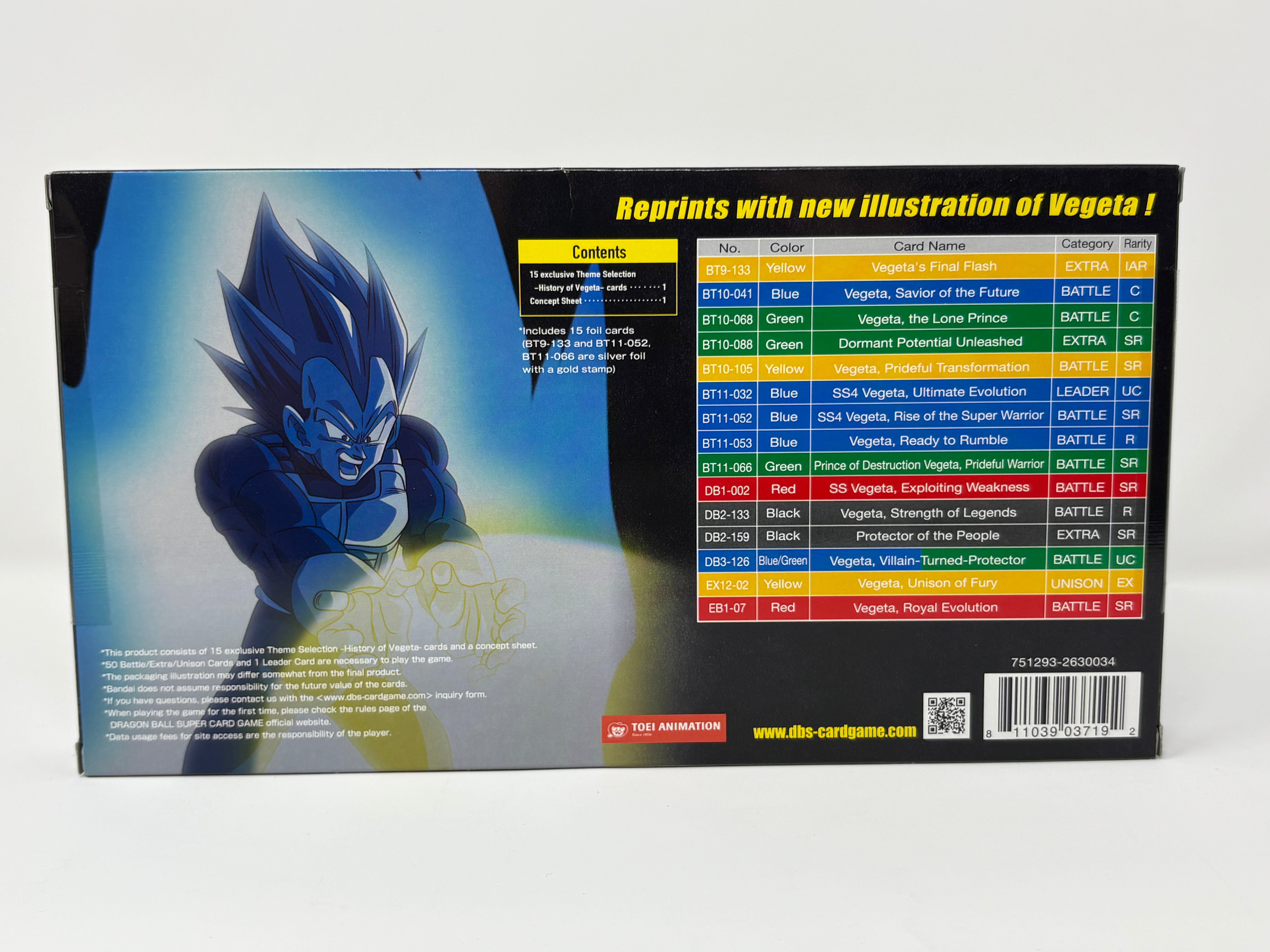 Dragon Ball Z - History of Vegeta - Theme Selection - (TS02)