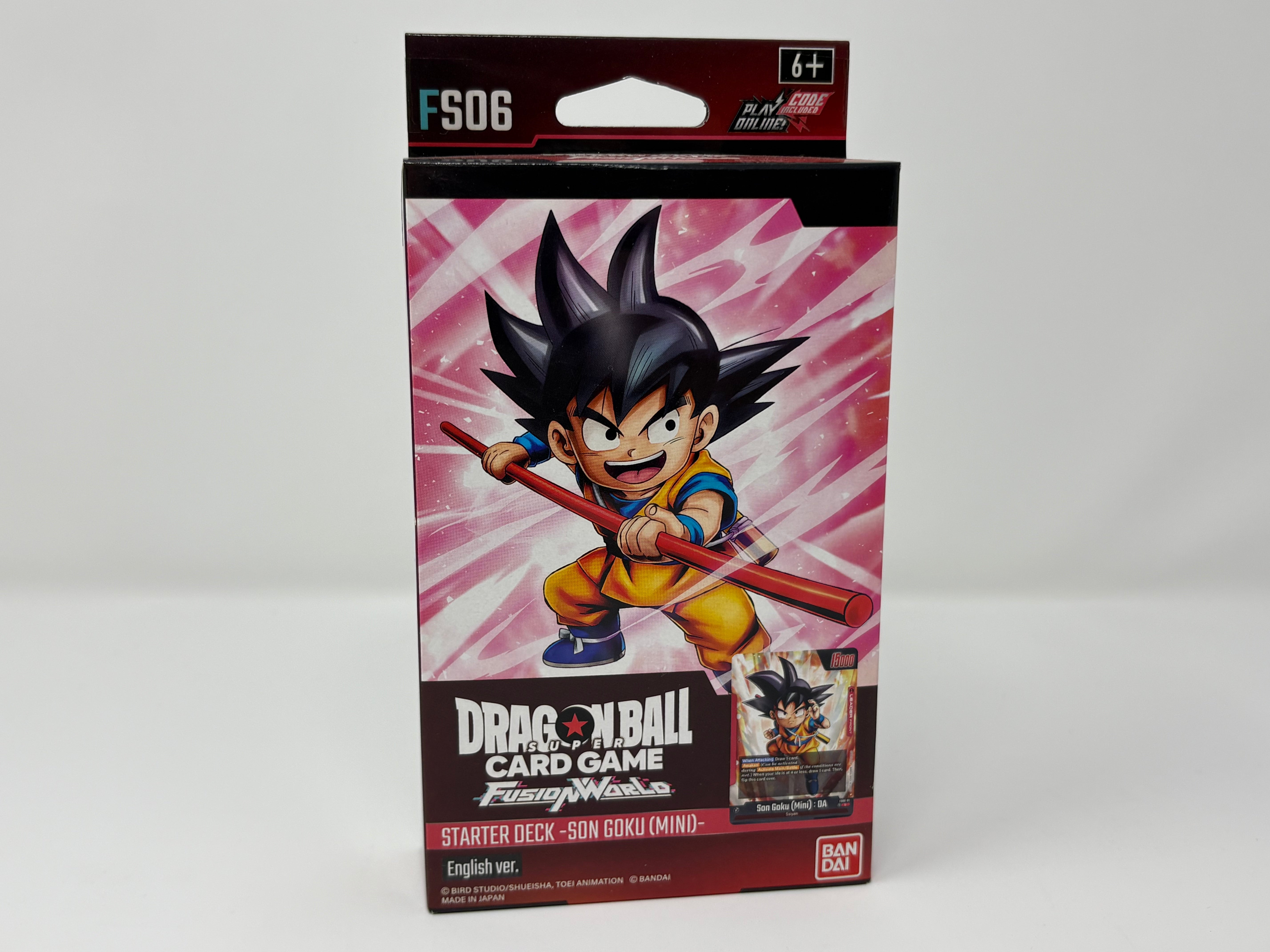 Dragon Ball Z Super Card Game: Fusion World - Starter Deck - Son Goku (Mini) FS06