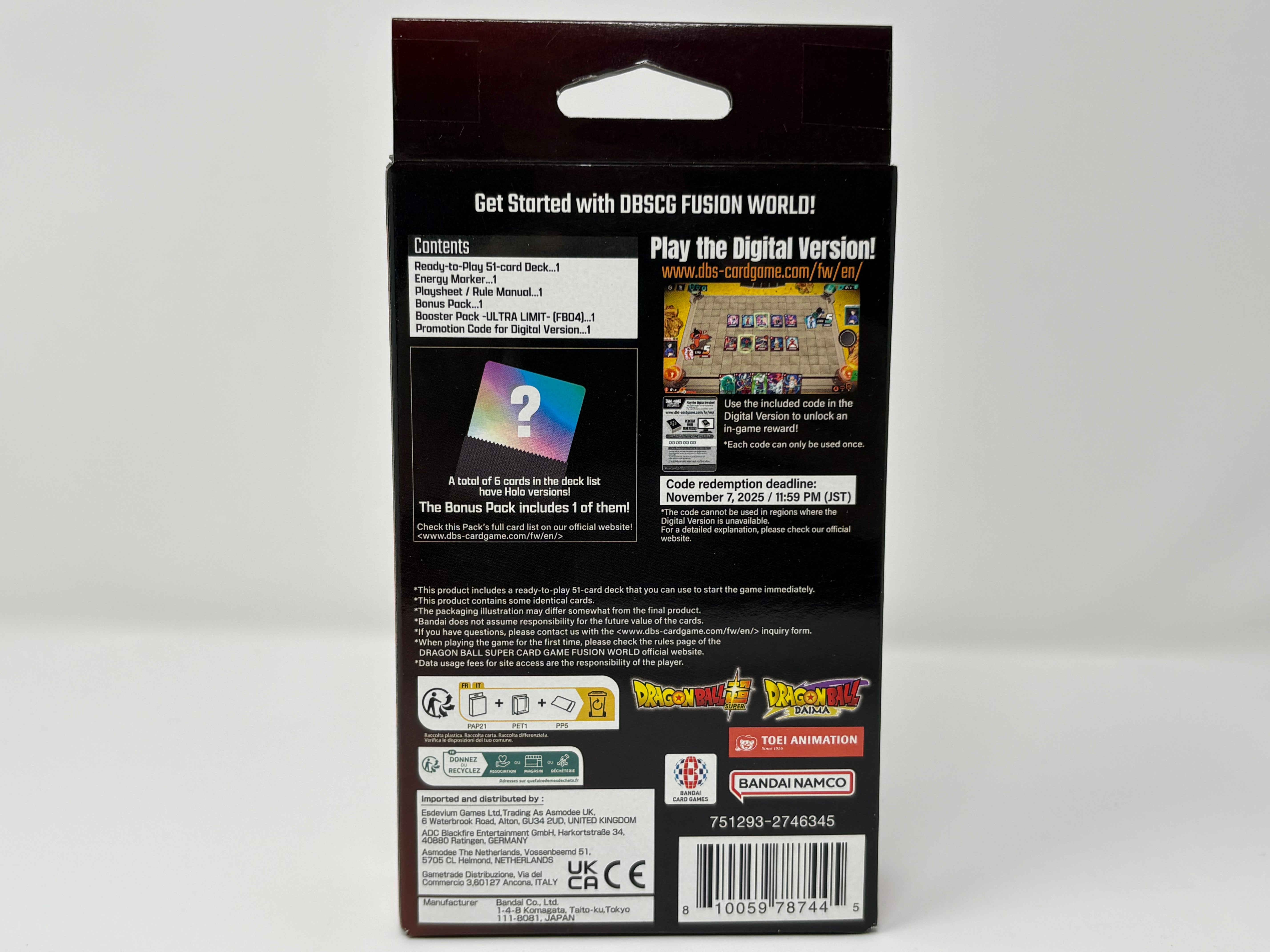 Dragon Ball Z Super Card Game: Fusion World - Starter Deck - Son Goku (Mini) FS06