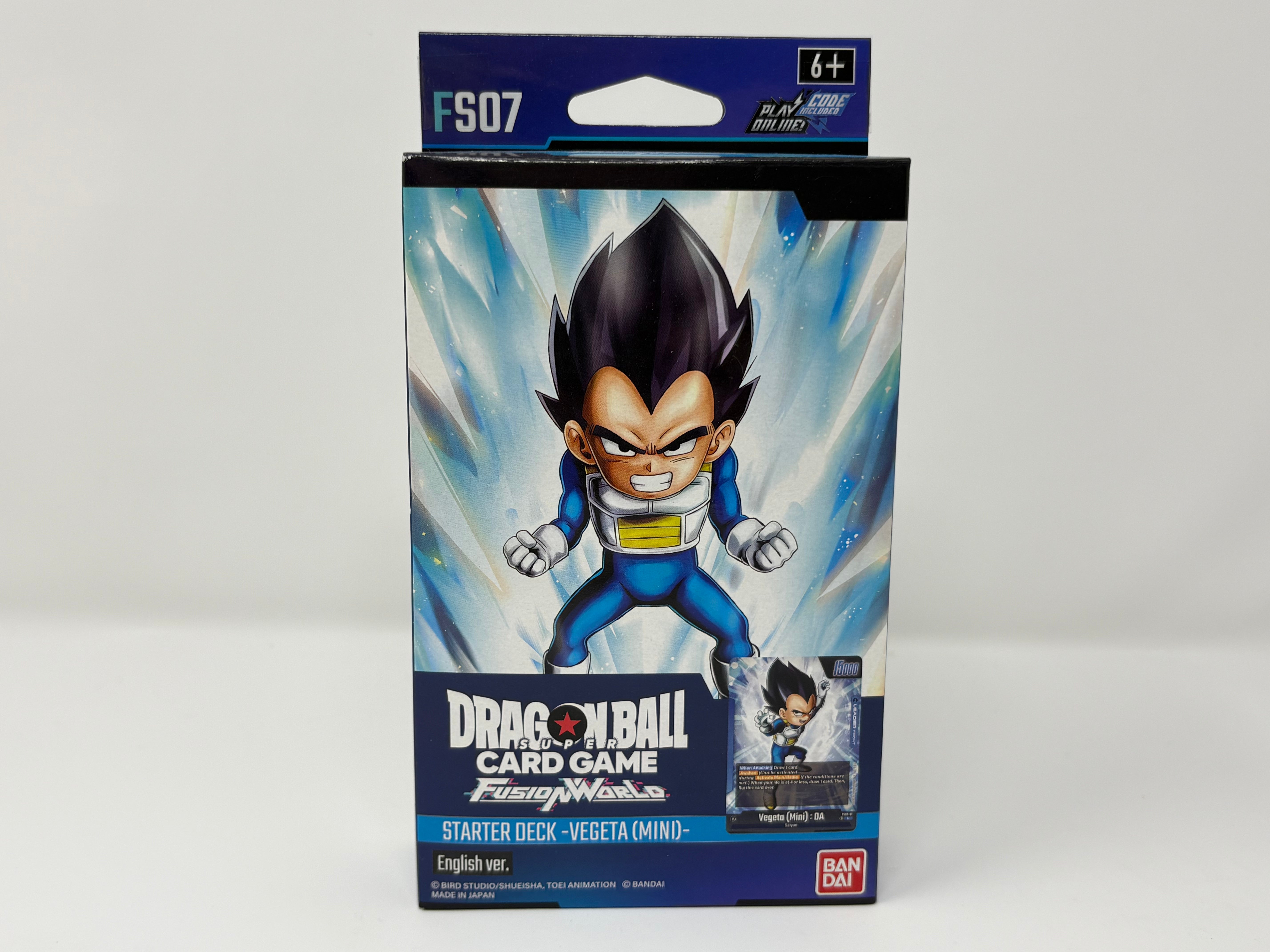 Dragon Ball Z Super - Card Game: Fusion World - Starter Deck - Vegeta (Mini) FS07