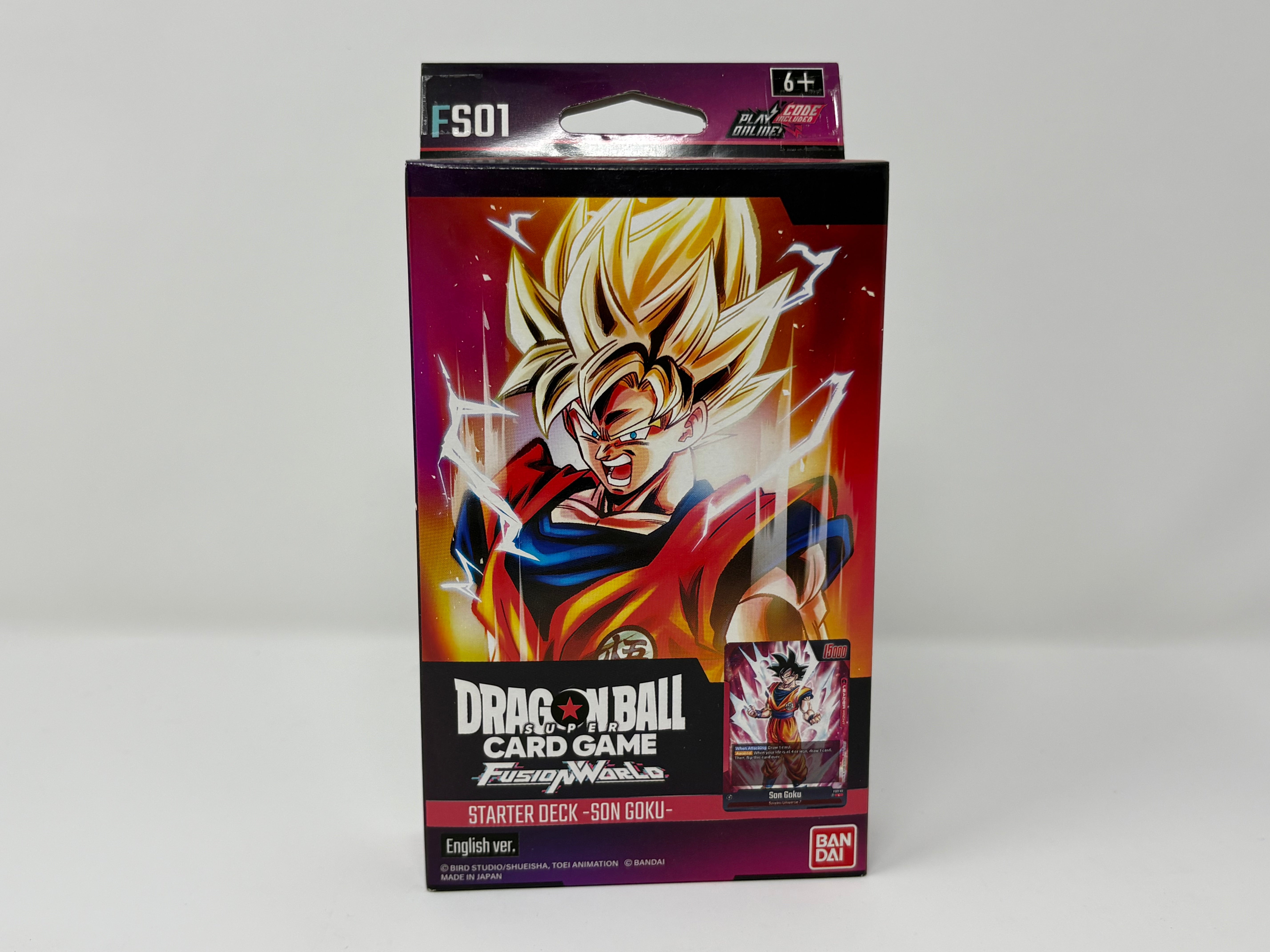 Dragon Ball Super - Card Game - Fusion World - Starter Deck - Son Goku FS01