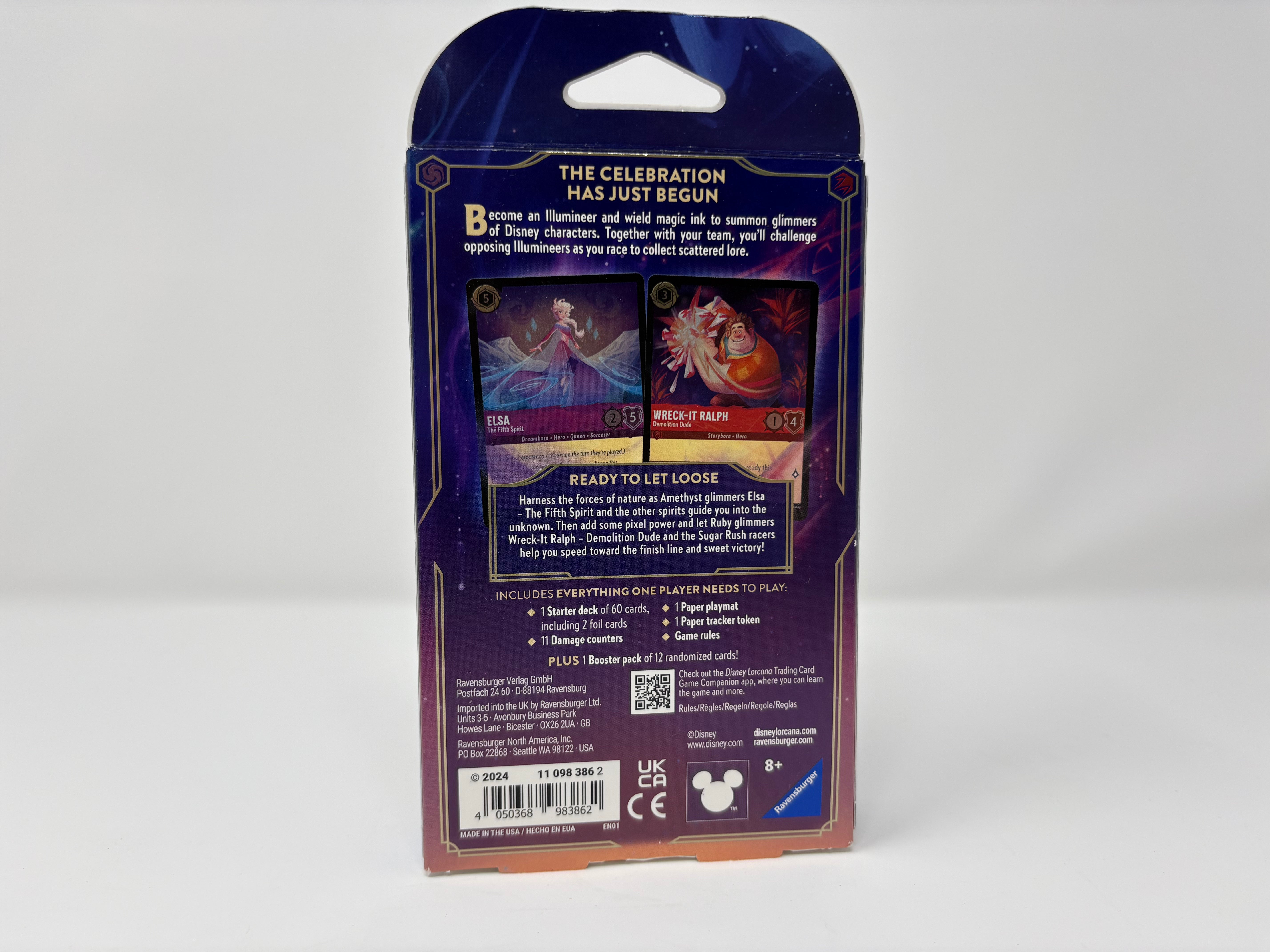 Disney Lorcana: Shimmering Skies Starter Deck (Amethyst & Ruby) - New