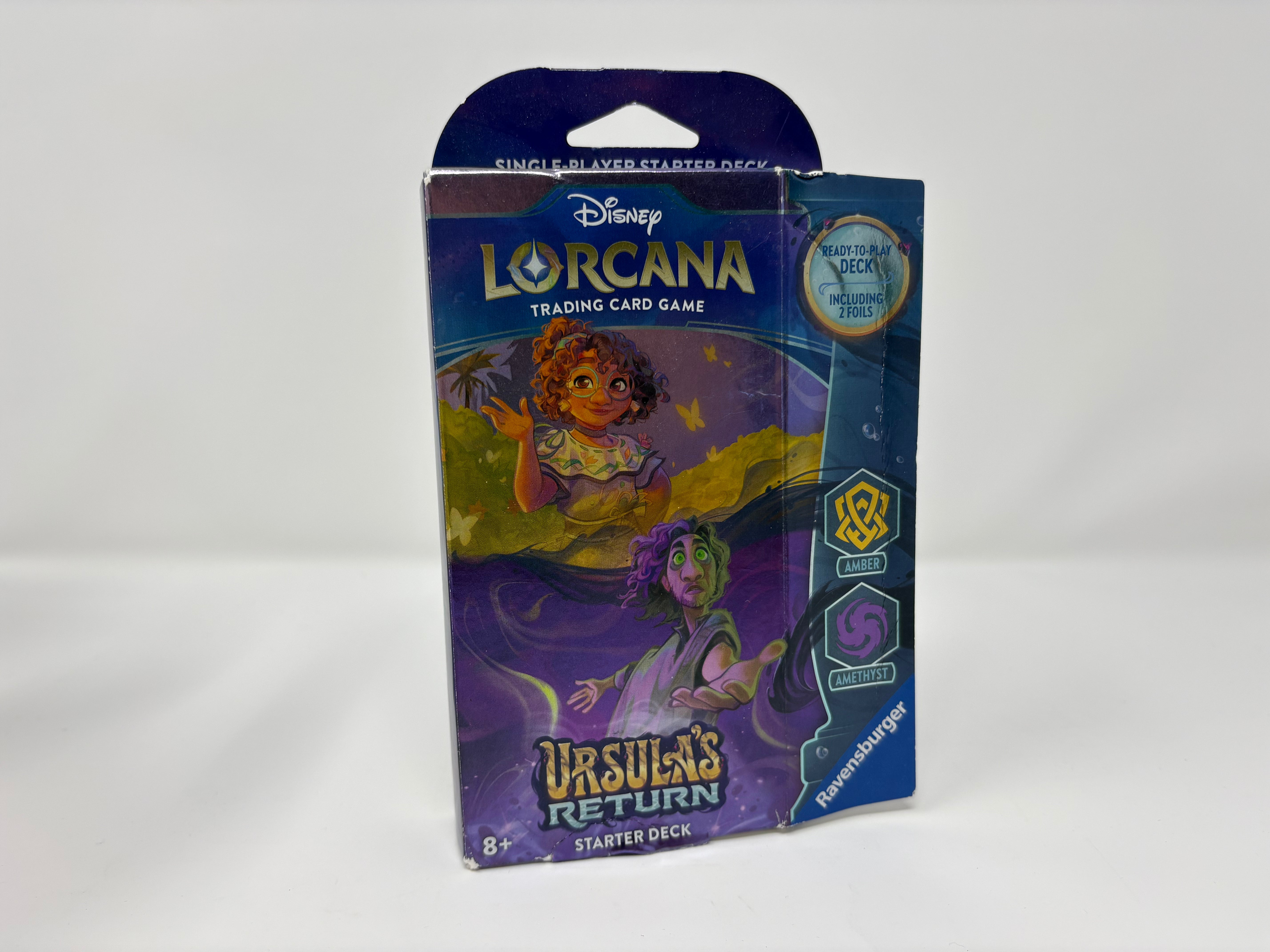 Disney Lorcana: Ursula's Return Starter Deck (Amber & Amethyst) - New Opened Box