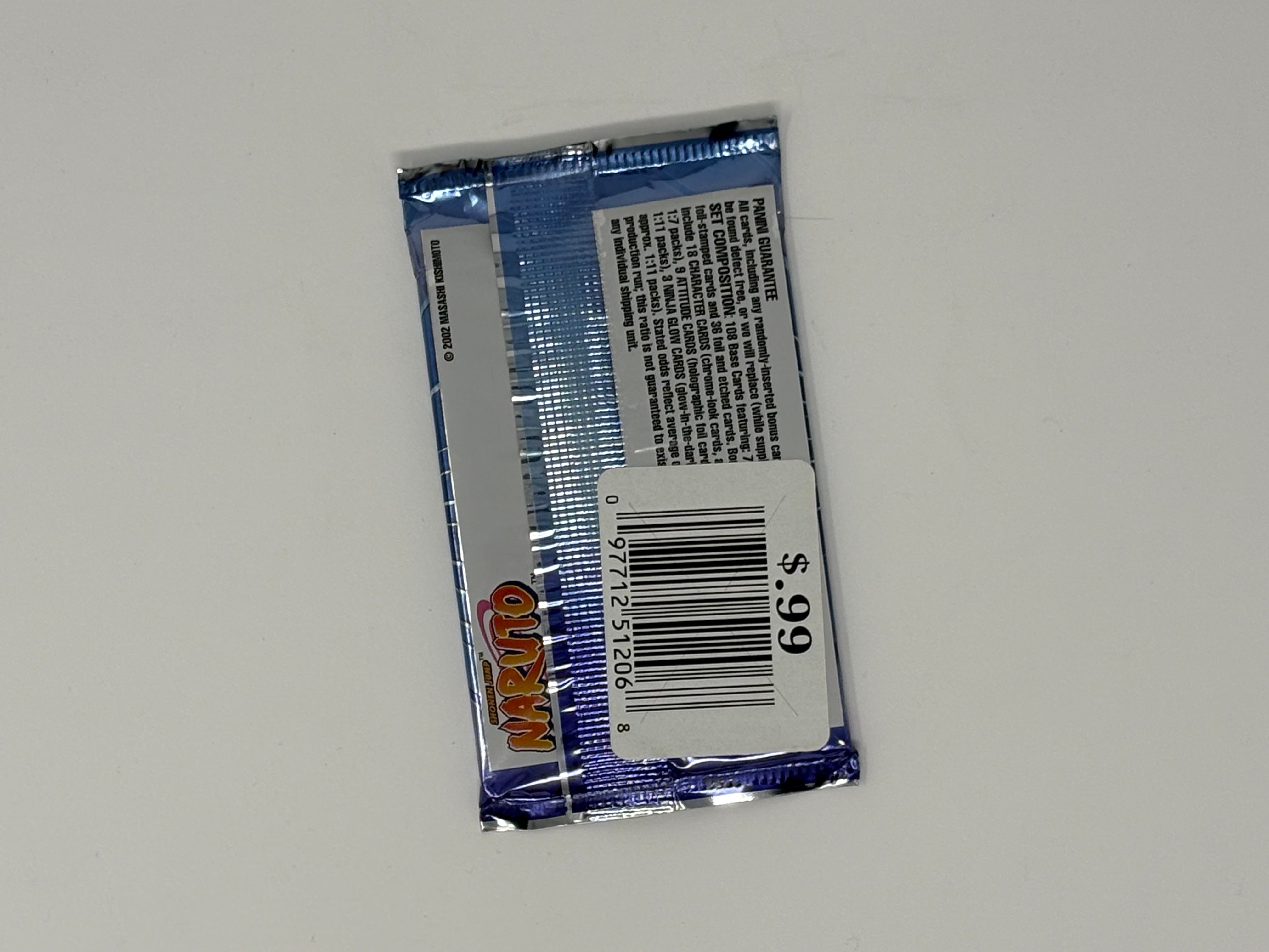 2002 Panini - Shonen Jump - Naruto - Way Of The Ninja - Premium Trading Cards Pack - Sealed