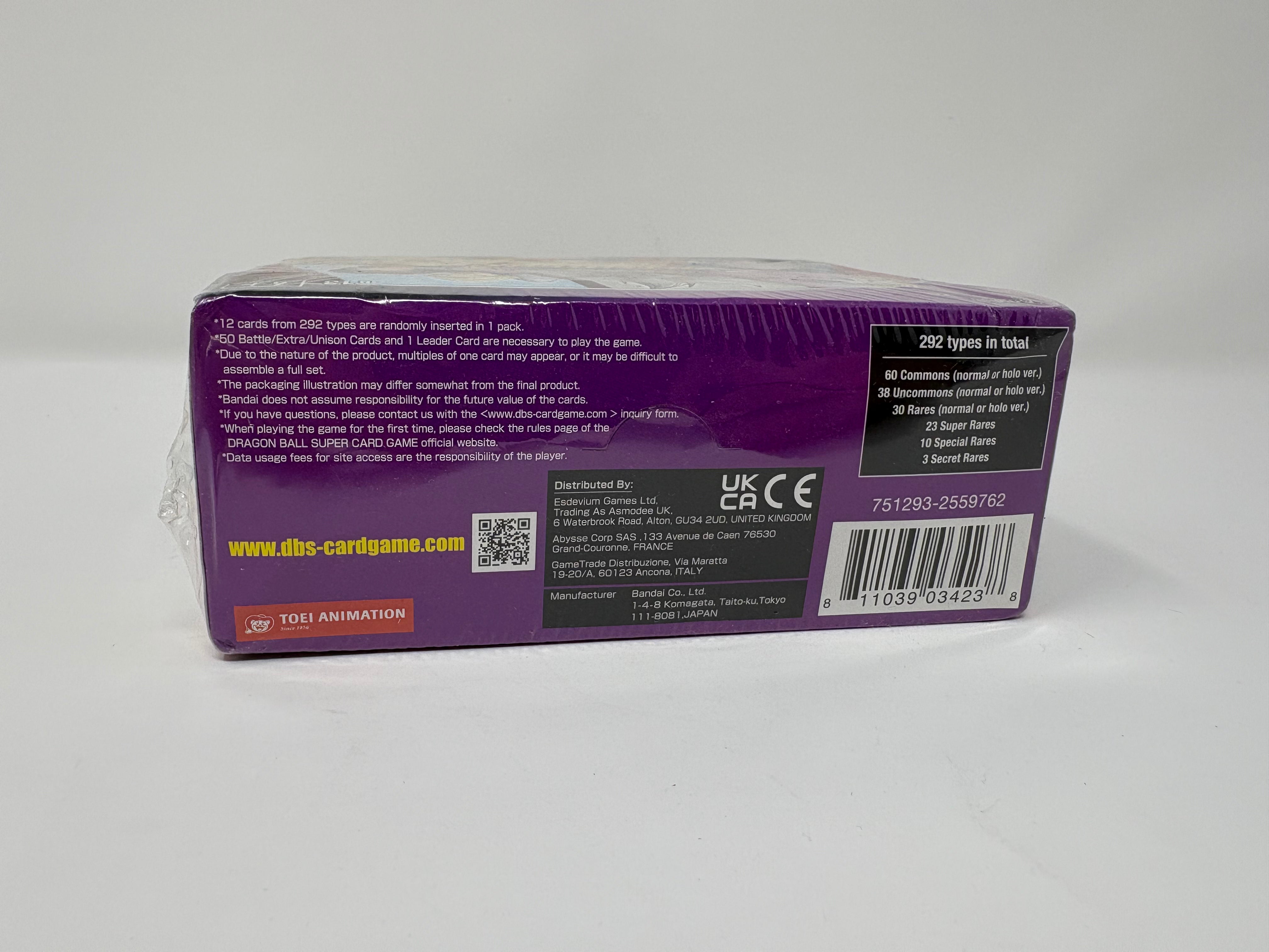 Dragon ball Super - Supreme Rivalry (DBS-B13) - Booster Box - English - Sealed