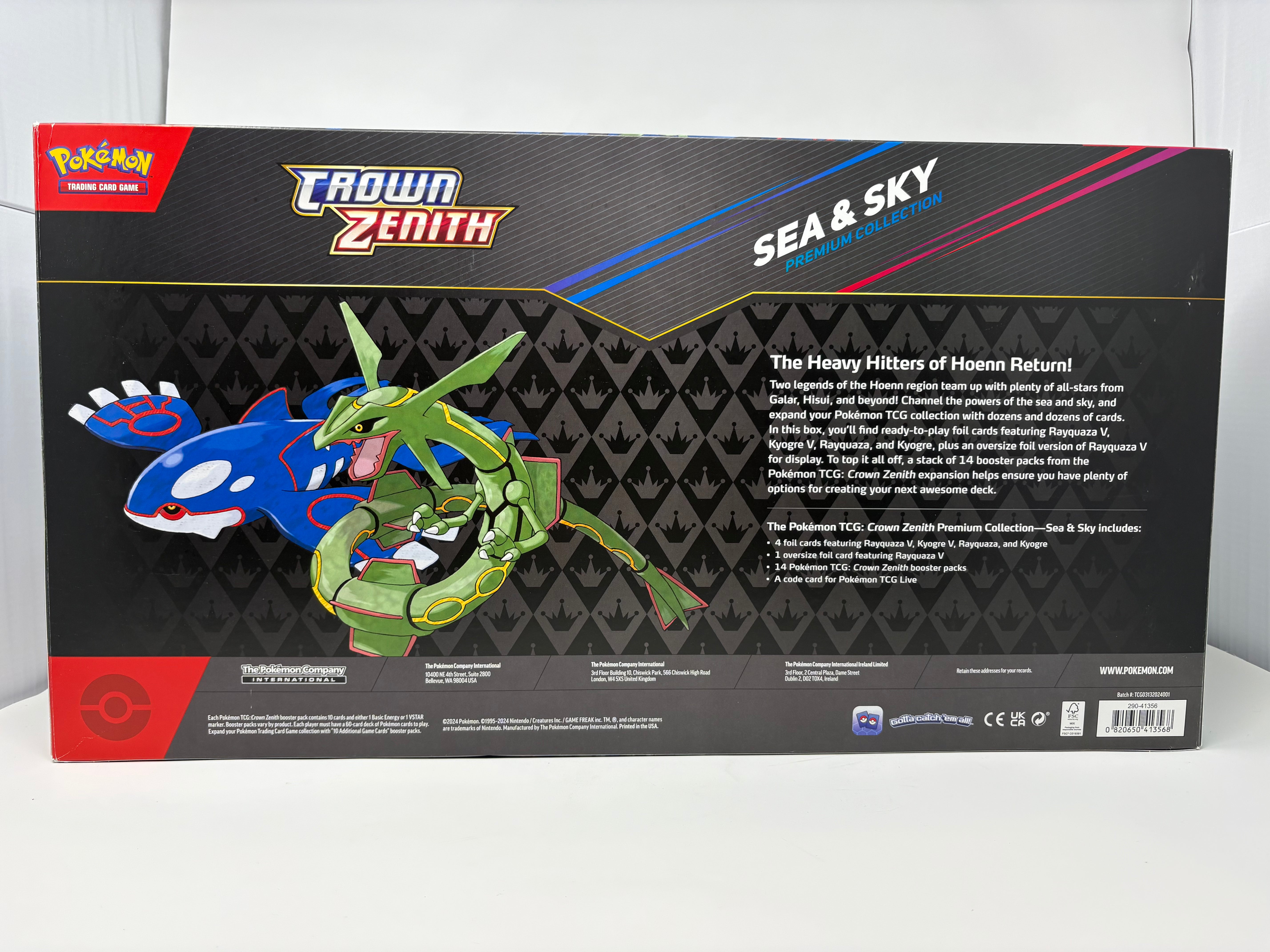 Pokemon - Sea & Sky - Premium Collection - Crown Zenith (CRZ) - New