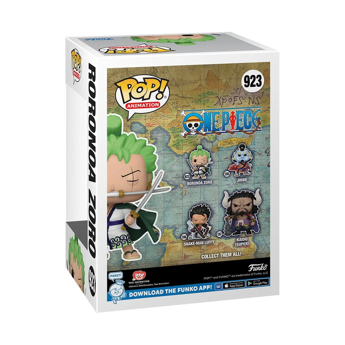 One Piece Roronoa Zoro Funko Pop! Vinyl Figure #923